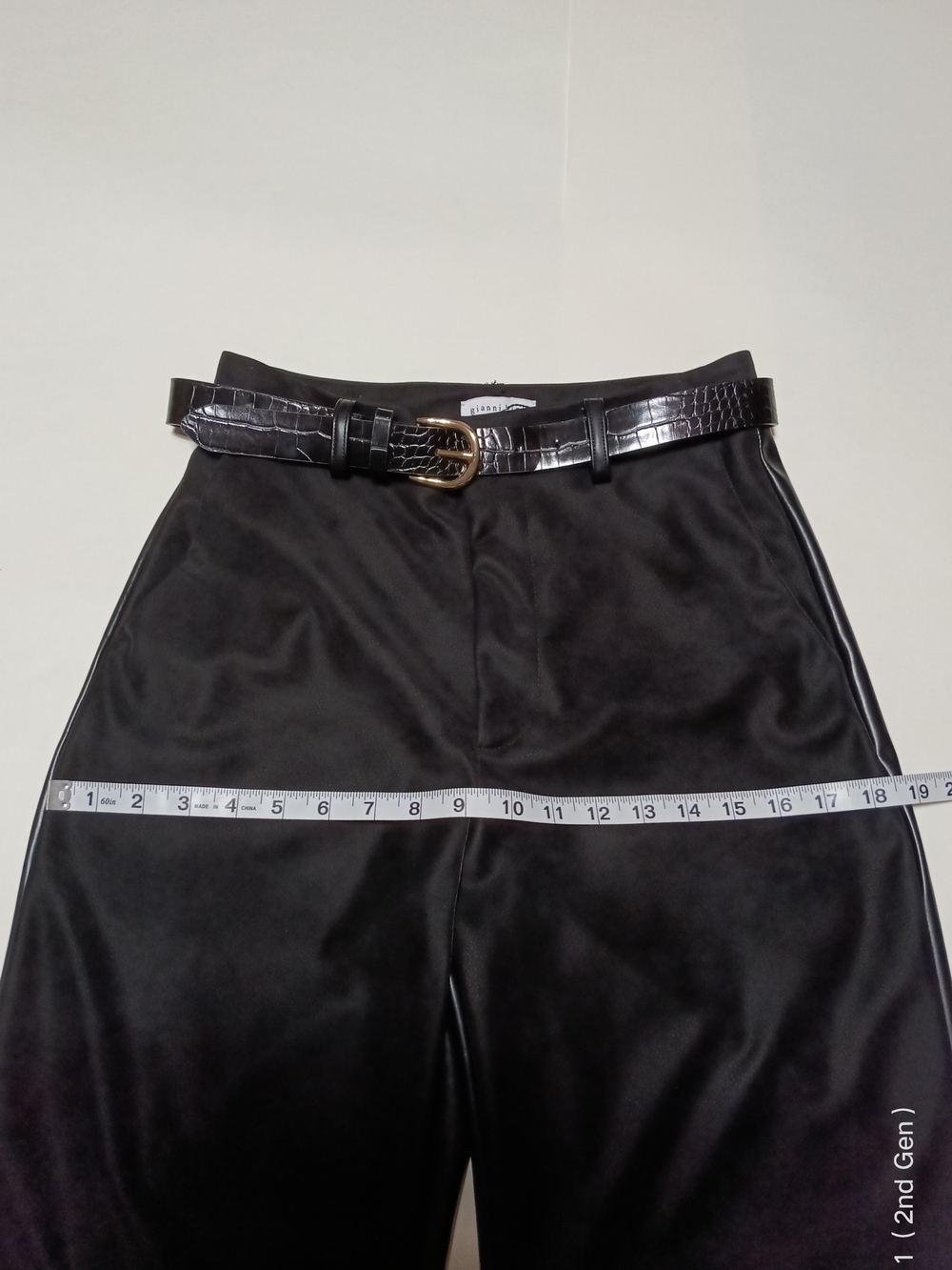 Gianni Bini Black Wide-Leg Velvet Pants - Picture 8 of 16